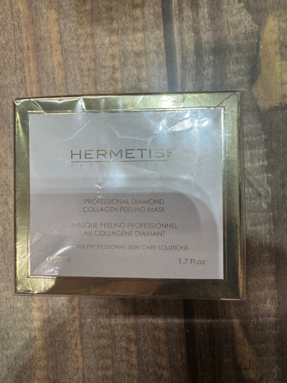 Professional Diamond Collagen Peeling Mask - Gold/White